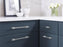 Urbanite Zinc & Aluminum Polished Chrome / Black Chrome Cabinet Pull 9