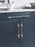 Urbanite Zinc & Aluminum Polished Chrome / Black Chrome Cabinet Pull 10