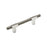 Urbanite Zinc & Aluminum Polished Chrome / Black Chrome Cabinet Pull 1