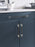 Urbanite Zinc & Aluminum Polished Chrome / Brushed Matte Black Cabinet Pull 17