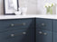 Urbanite Zinc & Aluminum Polished Chrome / Brushed Matte Black Cabinet Pull 19