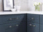Urbanite Zinc & Aluminum Polished Chrome / Brushed Matte Black Cabinet Pull 16