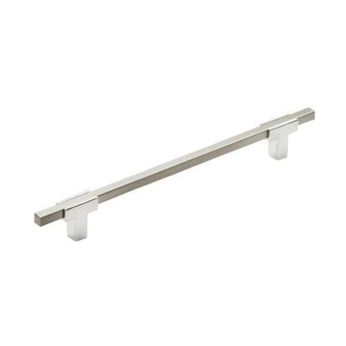 Urbanite Zinc & Aluminum Polished Chrome / Satin Nickel Cabinet Pull 4