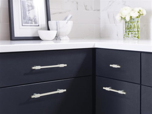 Urbanite Zinc & Aluminum Polished Chrome / Satin Nickel Cabinet Pull 11
