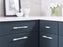Urbanite Zinc & Aluminum Polished Chrome / White Cabinet Pull 8