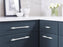 Urbanite Zinc & Aluminum Polished Chrome / White Cabinet Pull 9