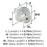 Inspirations Zinc Polished Chrome Cabinet Knob 4