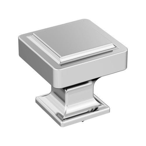 Eleva Zinc Polished Chrome Cabinet Knob 1