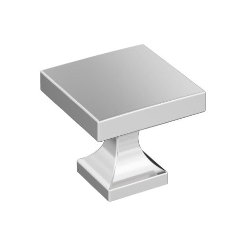 Pedestal Zinc Polished Chrome Cabinet Knob 1