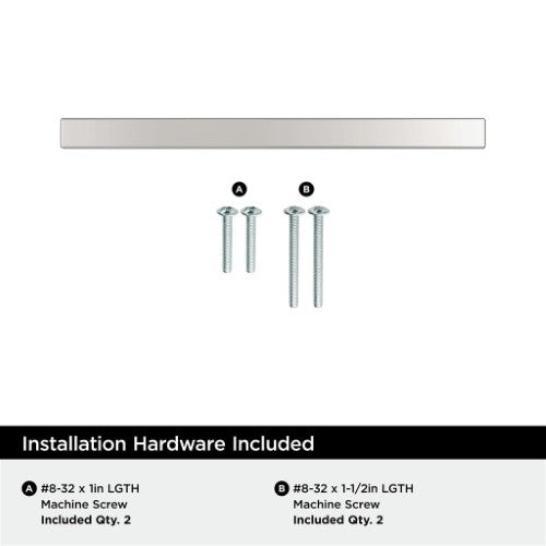 Cyprus Zinc Polished Chrome Cabinet Pull 15