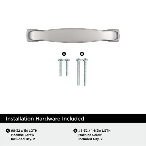 Franklin Zinc Polished Chrome Cabinet Pull 9
