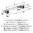 Hybridize Zinc Polished Chrome Cabinet Pull 7