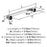Hybridize Zinc Polished Chrome Cabinet Pull 8