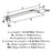 Evolve Zinc Polished Chrome Cabinet Pull 8