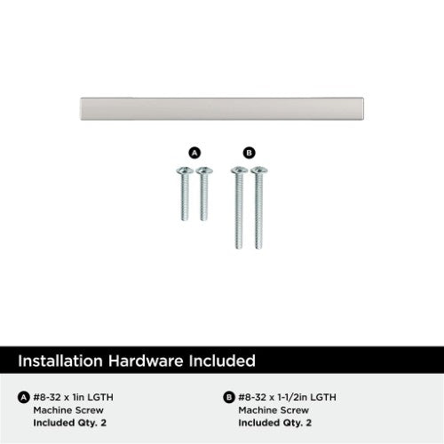 Cityscape Zinc Polished Chrome Cabinet Pull 13