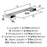 Cityscape Zinc Polished Chrome Cabinet Pull 8