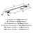 Cityscape Zinc Polished Chrome Cabinet Pull 10