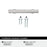 Central Zinc Polished Chrome Cabinet Pull 9