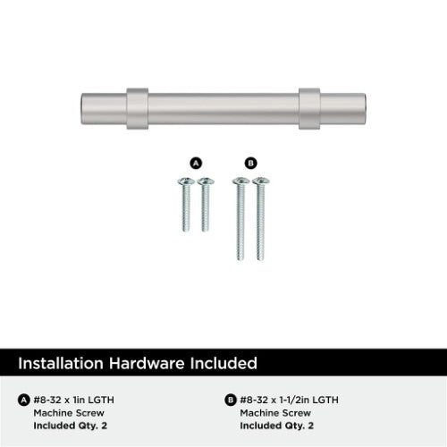Central Zinc Polished Chrome Cabinet Pull 9