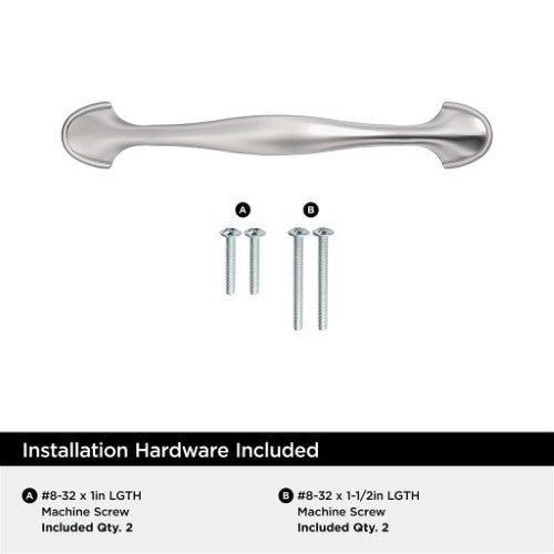 Fairfield Zinc Polished Chrome Cabinet Pull 9