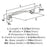 Fairfield Zinc Polished Chrome Cabinet Pull 5