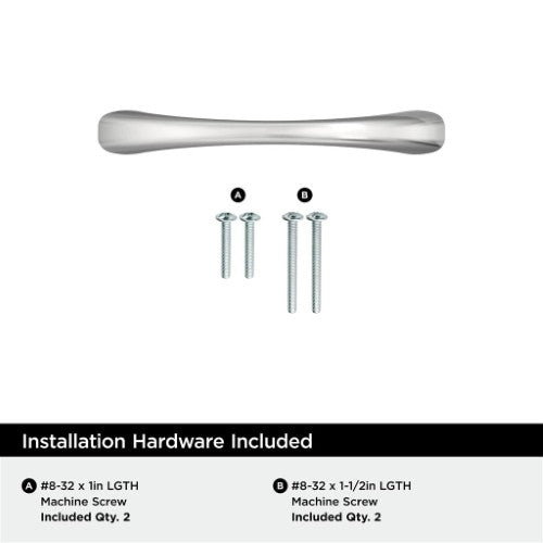 Vaile Zinc Polished Chrome Cabinet Pull 9