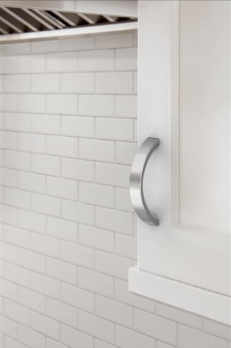 Parabolic Zinc Polished Chrome Cabinet Pull 10