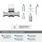 Davenport Zinc & Stainless Steel Chrome Hook 3