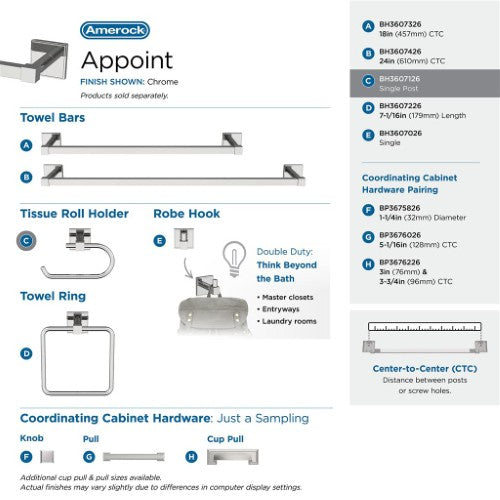 Appoint Zinc Chrome Toilet Paper Holder 6