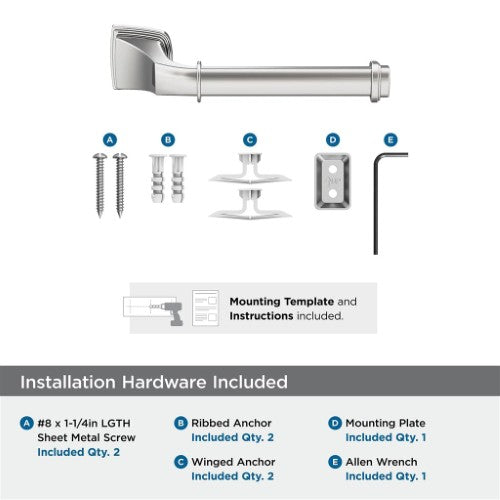 Revitalize Zinc & Stainless Steel Chrome Toilet Paper Holder 3