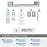 Blackrock Zinc & Stainless Steel Chrome Towel Bar 7