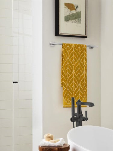 Bronx Zinc & Stainless Steel Chrome Towel Bar 13
