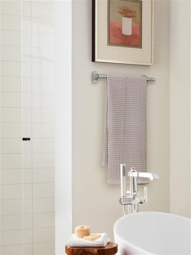 Davenport Zinc & Stainless Steel Chrome Towel Bar 8