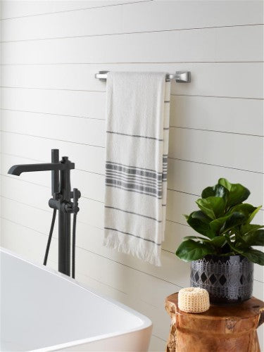Highland Ridge Zinc & Stainless Steel Chrome Towel Bar 6