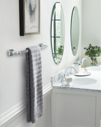 Highland Ridge Zinc & Stainless Steel Chrome Towel Bar 9
