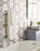 Mulholland Zinc & Stainless Steel Chrome Towel Bar 12