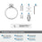 Stature Zinc & Aluminum Chrome Towel Ring 3