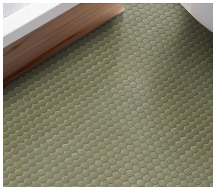 Midmod Porcelain Citrine Mosaic Matte 2