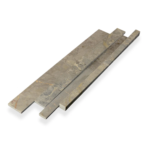 V Parallels Marble Volcano Grey