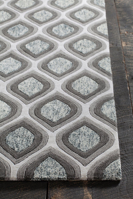 Wool 7102 Area Rug Textured 1