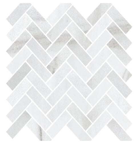 Classics 2.0 Porcelain Macael White Mosaic Glossy 1