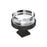 Glacio Zinc & Glass Clear / Black Bronze Cabinet Knob 1
