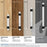 Glacio Zinc & Glass Clear / Black Bronze Cabinet Pull 28