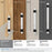 Glacio Zinc & Glass Clear / Black Bronze Cabinet Pull 20