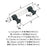 Glacio Zinc & Glass Clear / Black Bronze Cabinet Pull 6