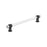 Glacio Zinc & Glass Clear / Black Bronze Cabinet Pull 2
