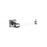 Glacio Zinc & Acrylic Clear / Brushed Nickel Toilet Paper Holder 1
