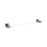 Glacio Zinc & Acrylic Clear / Brushed Nickel Towel Bar 2