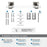 Glacio Zinc & Acrylic Clear / Brushed Nickel Towel Bar 7