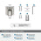 Glacio Zinc & Acrylic Clear / Brushed Nickel Hook 3